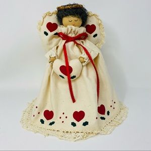 Country Christmas Angel/  Tree Topper